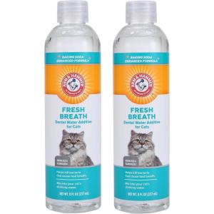 image:imageArm amp Hammer for Pets Advanced Care Dental Water Additive for Cats Cat Teeth Cleaning Product for All Cats Odorless and Flavorless Cat Dental Rinse 8 Ounces  2 Pack8 Fl Oz Pack of 2