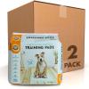 image:imageArmampHammer Green Tea Pet Training Pads 200Ct Dog Training Pads with Super Absorbing Green Tea and ArmampHammer Baking Soda for 2X The Odor Control Leakproof amp Recycled Training Pads for DogsPack of 1225 x 225 Pack of 2  200 Count Total