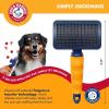 image:imageArm amp Hammer Deodorizing Pin amp Bristle Dog Grooming Brush with Fragrance Transfer Technology  Scented 2in1 Dog Brush for Detangling amp Shedding Pet Brushes for Dogs Sweet Lily amp Vanilla ScentSlicker Brush  Sweet Apple  Rose