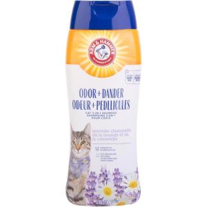 image:imageArm amp Hammer Odor Control amp Dander Reducing Shampoo for Cats  Dander Remover for Cat Dander and Cat Odors  Baking Soda Deodorizes Violet Cedarwood 20 Fl OzLavender Chamomile