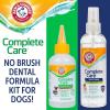 image:imageArm amp Hammer Complete Care Brushless Oral Gel for Dogs NoBrush Toothpaste Formula Fresh Breath Tartar Control  Baking Soda Enhanced Dental Dog Supplies Peanut Butter Flavor 4ozDental Kit  Peanut Butter  Mint