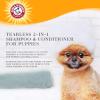 image:imageArm amp Hammer Ultra Fresh Tearless Puppy Shampoo and Conditioner 2 in 1 with Baking Soda Deodorizer Gentle Pet Wash for Odor Control Puppy Bath Coconut amp Lime Verbena Scent 16 Fl Oz  2 Pack2in1 Tearless Puppy Shampoo  Conditioner