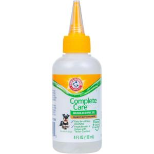 image:imageArm amp Hammer Complete Care Brushless Oral Gel for Dogs NoBrush Toothpaste Formula Fresh Breath Tartar Control  Baking Soda Enhanced Dental Dog Supplies Peanut Butter Flavor 4ozOral Gel  Peanut Butter