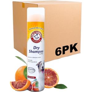 image:imageArm amp Hammer for Pets Aerosol Dry Shampoo for Dogs  Waterless Shampoo Spray for Dogs amp Puppies  Citrus Blood Orange Scent 5 Ounces  6 Pack Dry Dog Shampoo Spray5 Ounce Pack of 6