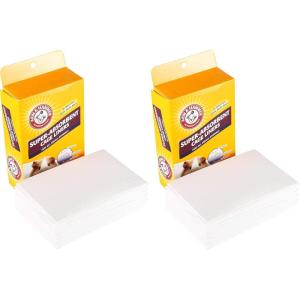 image:imageArm amp Hammer Super Absorbent Cage Liners for Guinea Pigs Hamsters Rabbits amp Small Animals Odor Control Cage Tray Liners for Wire or Mesh Grate Cages Trim to Fit 7 Count  48 Pack7 Count Pack of 2